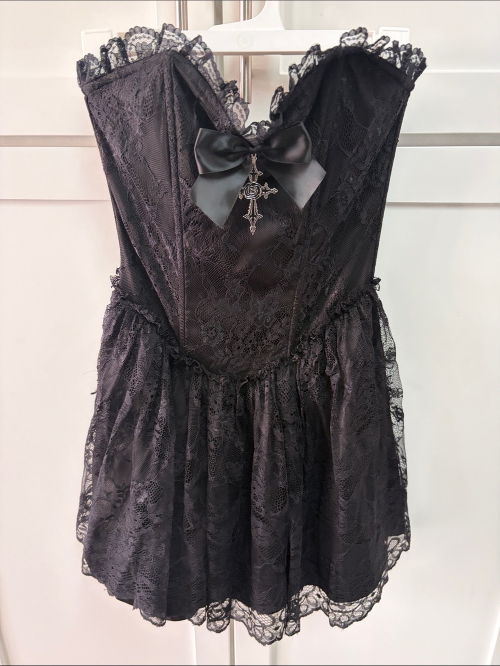 House of Widow gothic mini dress